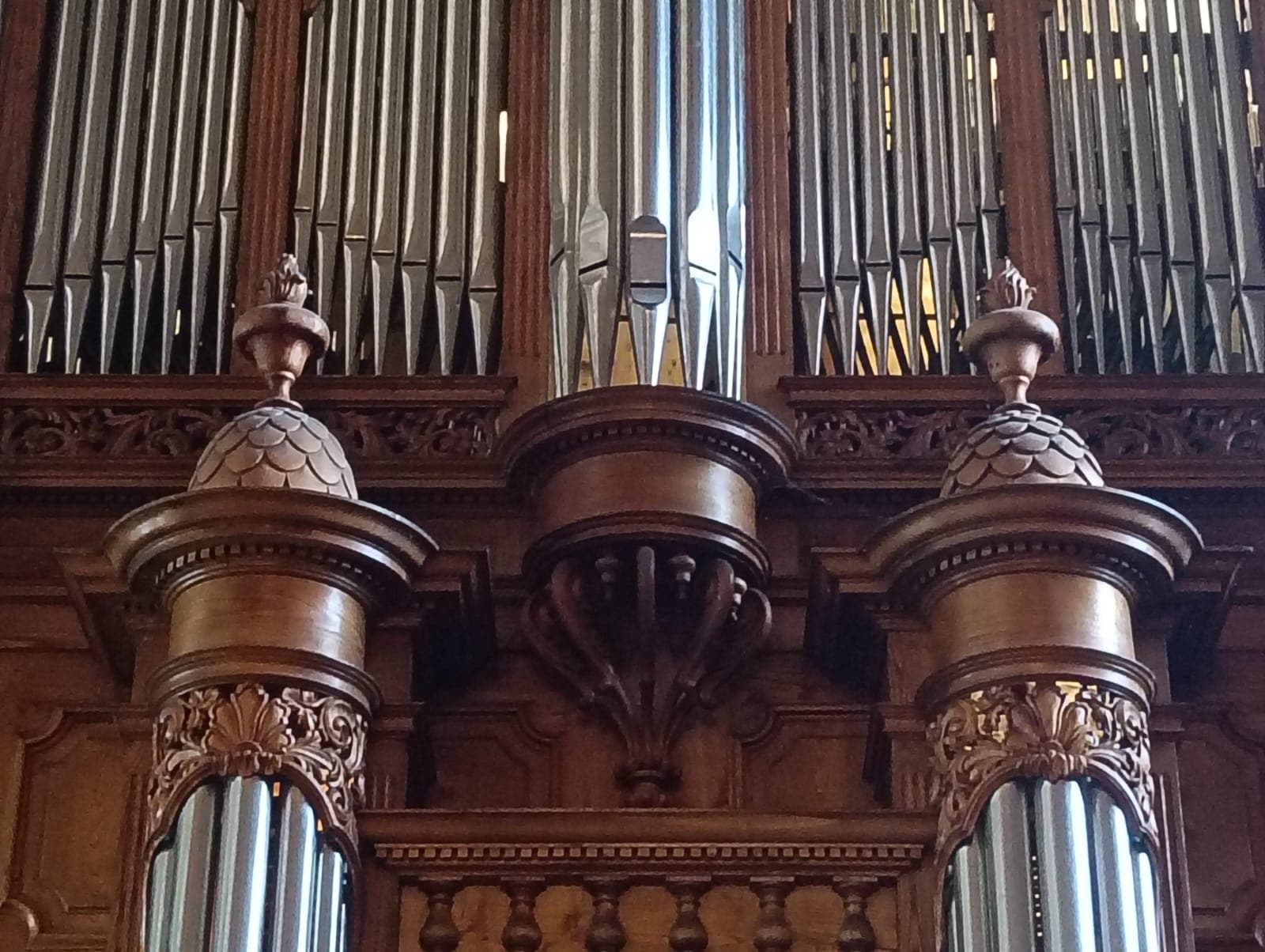 Tuyauterie d'orgue - détail de la composition